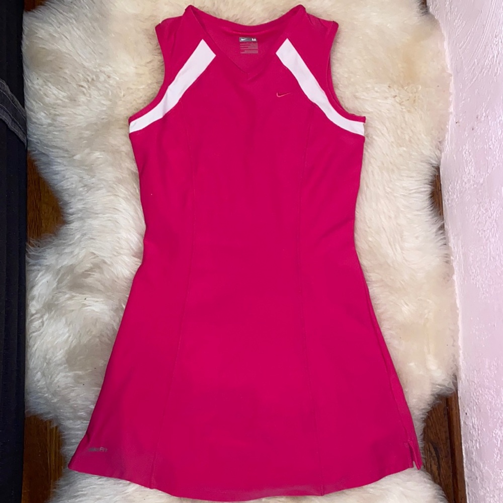 Nike Dry Fit Dress Pink Tennis Dress Tennis Preppy Style Size Medium
